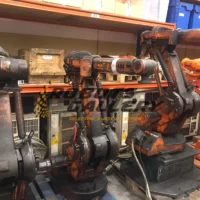 ABB 3x IRB 1400 multimove IRC5